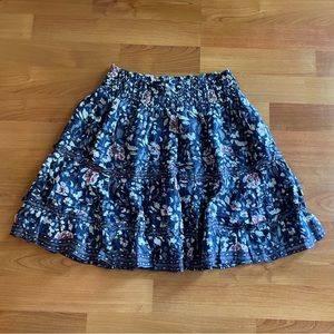 Vineyard Vines Floral Ruffle Tiered Miniskirt